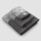 Serviço de toalhas de rosto e convidados e toalha felpuda com decoração de luxo - Hassim Viadurini