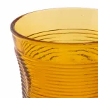 Copos de água de vidro colorido conjunto 6 peças Design especial - Sarabi Viadurini