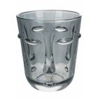 Conjunto de copos de água em decoração de vidro e rosto 3 acabamentos 12 unidades - facial Viadurini