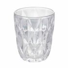 Conjunto de copos de água de vidro transparente decorado, 12 peças - Renascença Viadurini