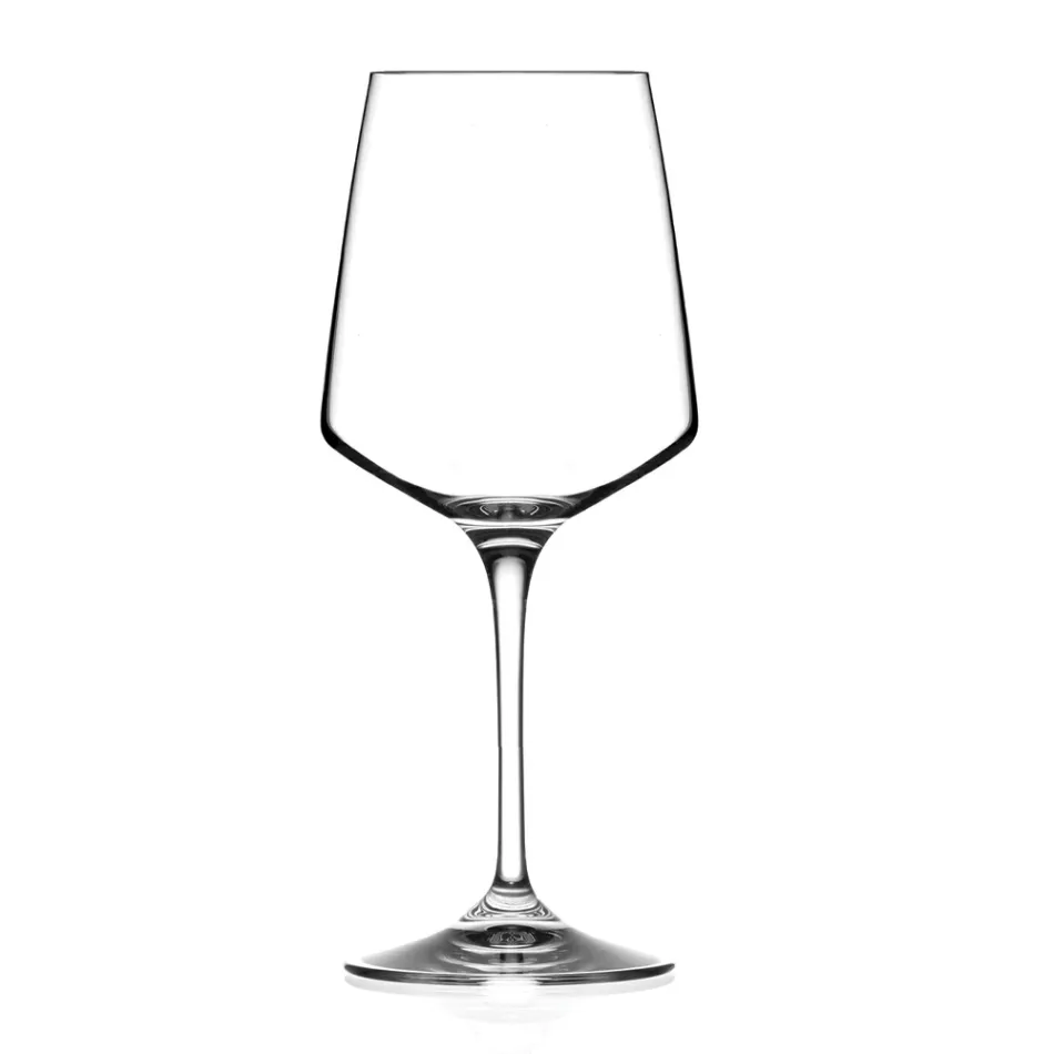 Conjunto de taças de vinho tinto ou branco Eco Crystal mínimo 12 unidades - Etera Viadurini