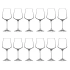 Conjunto de taças de vinho tinto ou branco Eco Crystal mínimo 12 unidades - Etera Viadurini