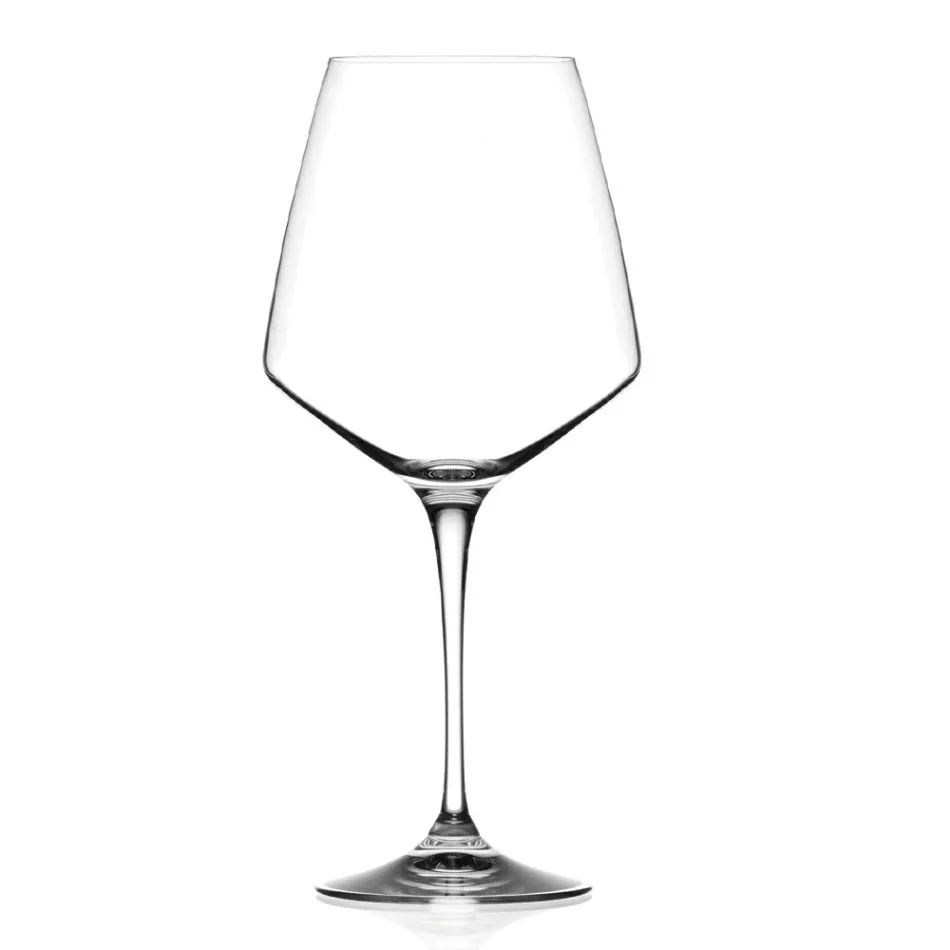 Conjunto de taças de vinho tinto ou branco Eco Crystal mínimo 12 unidades - Etera Viadurini