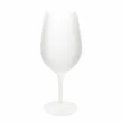 Conjunto de taças de vinho tinto ou branco em vidro colorido, 12 peças - borda Viadurini