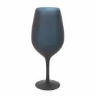 Conjunto de taças de vinho tinto ou branco em vidro colorido, 12 peças - borda Viadurini