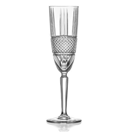 Conjunto de cálice para taça de champanhe em decoração ecocristal 12 unidades - animada Viadurini
