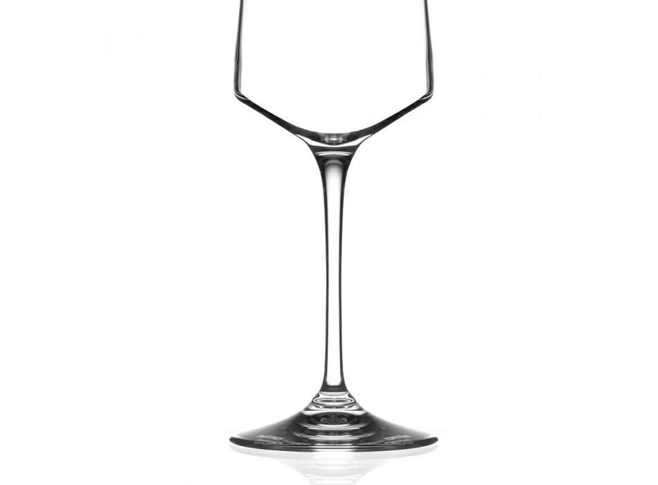 Conjunto de taça de vinho em cristal mínimo ecológico 12 unidades - Etera Viadurini