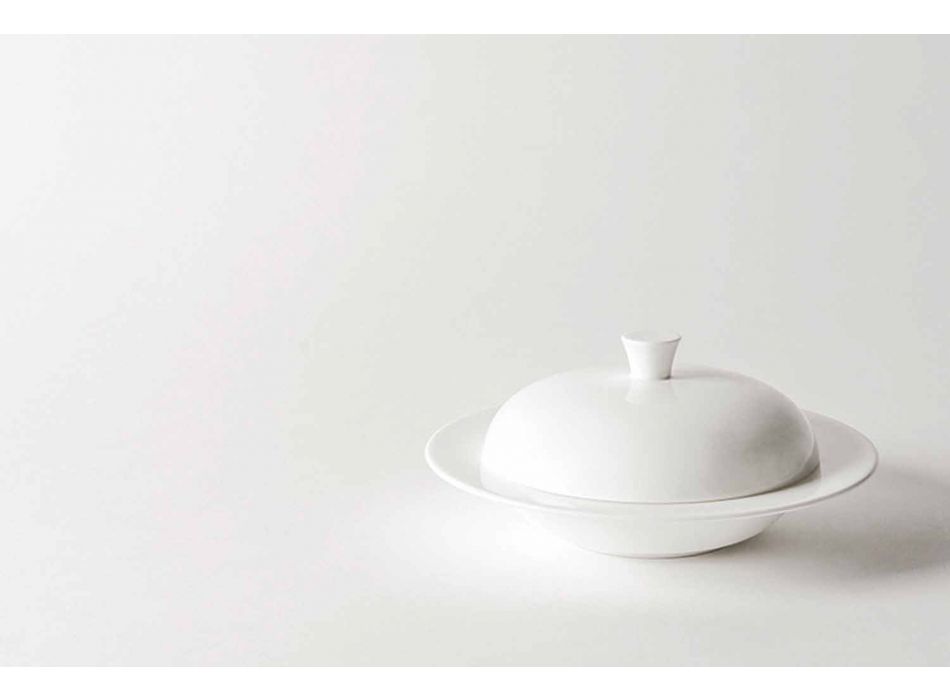 Cloche Service for Flat or Deep Plates 12 Pieces Luxury Design - Samantha Viadurini