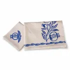 Impressão artesanal da mão de serviço de café da manhã do artesão italiano em tecidos antigos - Marcas Viadurini