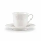 Serviço Completo de Café da Manhã 22 Peças em Porcelana Branca - Gimignano Viadurini