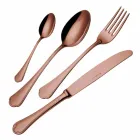 Conjunto completo de talheres de aço inoxidável de design luxuoso 24 peças - Boss Viadurini