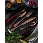 Conjunto completo de talheres de aço inoxidável de design luxuoso 24 peças - Boss Viadurini