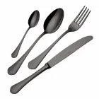 Conjunto completo de talheres de aço inoxidável de design luxuoso 24 peças - Boss Viadurini