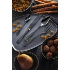 Conjunto completo de talheres de aço inoxidável de design luxuoso 24 peças - Boss Viadurini