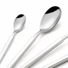 Conjunto completo de talheres de aço com 24 peças de design feito na Itália - complicado Viadurini