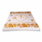 Serviço de café da manhã de linho com peça única artesanal - Marcas Viadurini