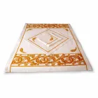 Serviço de café da manhã de linho com peça única artesanal - Marcas Viadurini