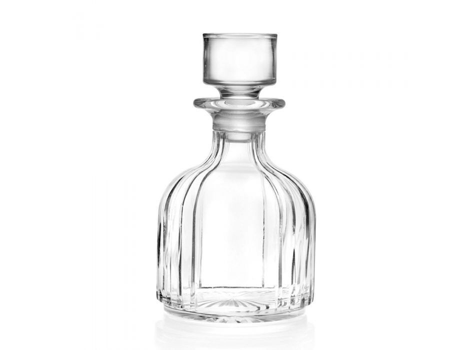 Conjunto de licor em cristal ecológico empilhável 3 peças - Spicco Viadurini