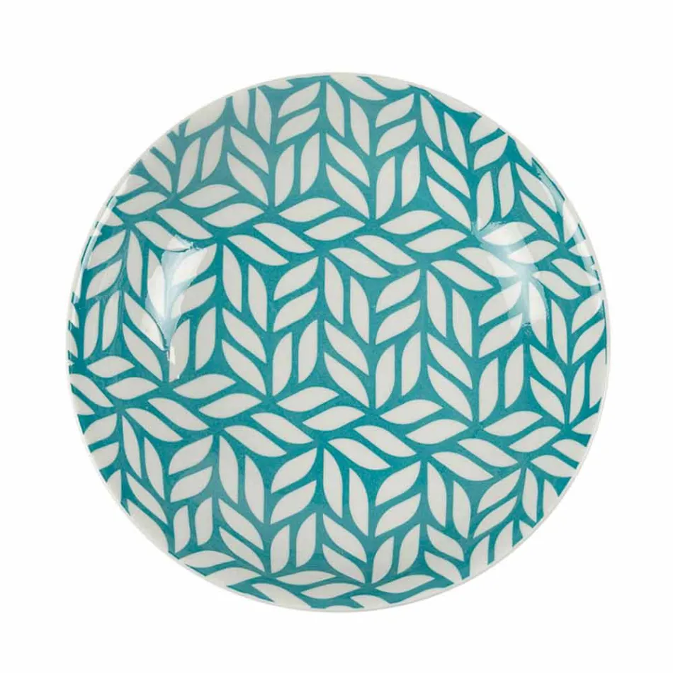 Serviço de Mesa Completa em Porcelana Colorida 18 Peças - Indonésia Viadurini