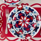 Serviço de mesa completo Pratos de porcelana e grés 18 peças - Suarez Viadurini