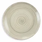 Talheres com Pratos Coloridos 18 Peças em Grés Moderno - Abruzzo Viadurini