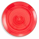 Talheres com Pratos Coloridos 18 Peças em Grés Moderno - Abruzzo Viadurini