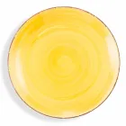 Talheres com Pratos Coloridos 18 Peças em Grés Moderno - Abruzzo Viadurini