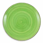 Talheres com Pratos Coloridos 18 Peças em Grés Moderno - Abruzzo Viadurini