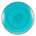 Talheres com Pratos Coloridos 18 Peças em Grés Moderno - Abruzzo Viadurini