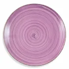 Talheres com Pratos Coloridos 18 Peças em Grés Moderno - Abruzzo Viadurini