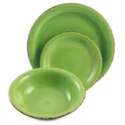 Talheres com Pratos Coloridos 18 Peças em Grés Moderno - Abruzzo Viadurini