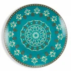 Conjunto de Talheres de Porcelana de Cor Azul 18 Peças - Eivissa Viadurini