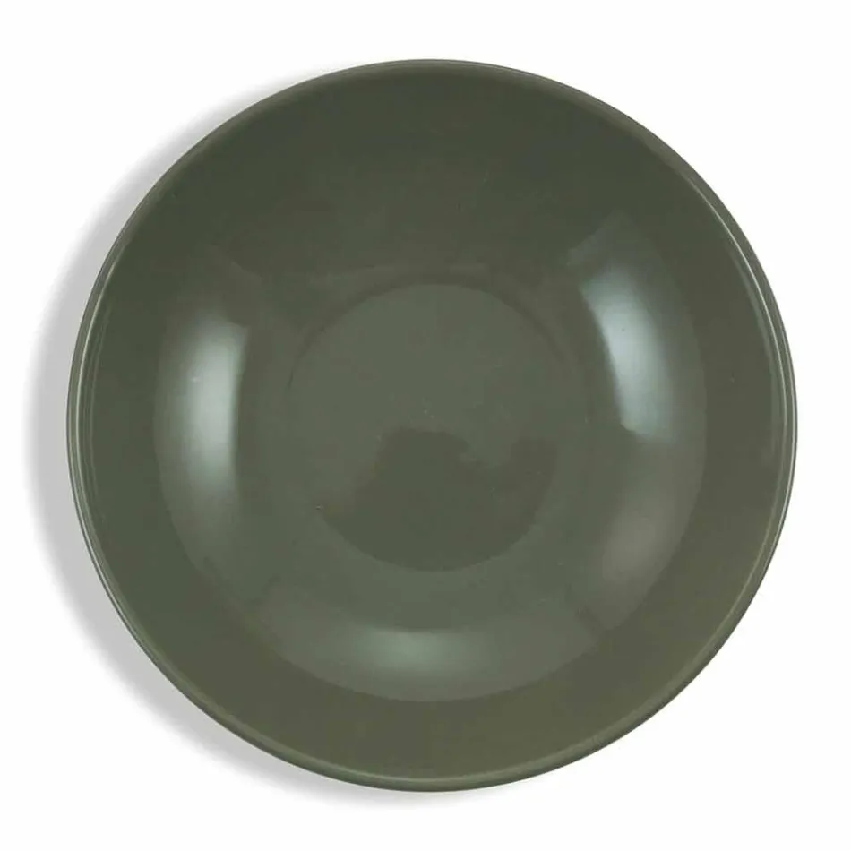 Conjunto de Talheres de Porcelana de Cor Azul 18 Peças - Eivissa Viadurini