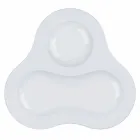 Conjunto de Chá Completo Design Moderno em Porcelana Branca 14 Peças - Telescópio Viadurini