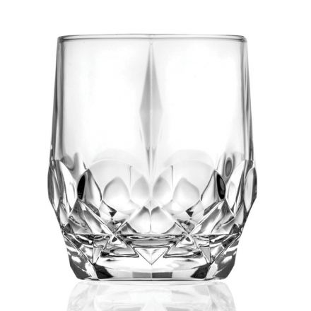 Serviço de copos de uísque de cristal ecológico 12 peças - Bromeo Viadurini