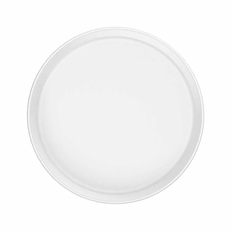 Conjunto de pratos de porcelana de design moderno branco com 24 peças - Ártico Viadurini