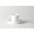 Café, chá e café da manhã Serviço de xícara de porcelana branca 30 peças - Egle Viadurini