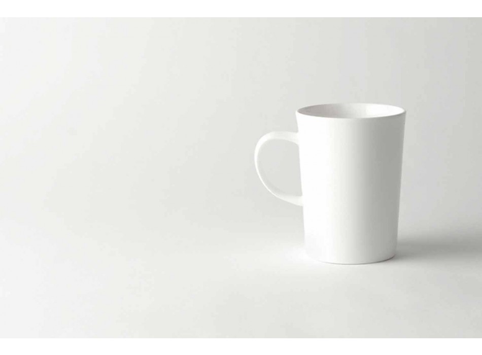 Café, chá e café da manhã Serviço de xícara de porcelana branca 30 peças - Egle Viadurini