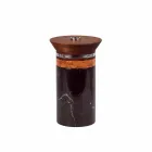 Acessórios para aperitivos para serviço de coquetéis em mármore, madeira, aço - Norman Viadurini