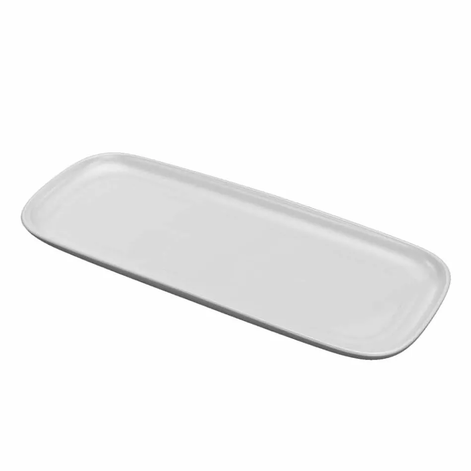 Conjunto de pratos de aperitivo de porcelana com design moderno 8 peças - Galatino Viadurini