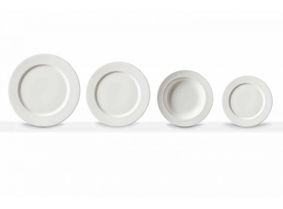 Conjunto de pratos de jantar de porcelana com 24 peças - Samantha Viadurini