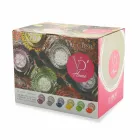 Serviço de Pratos Étnicos em Porcelana e Grés Colorido e Moderno 18 Peças - Fez Viadurini