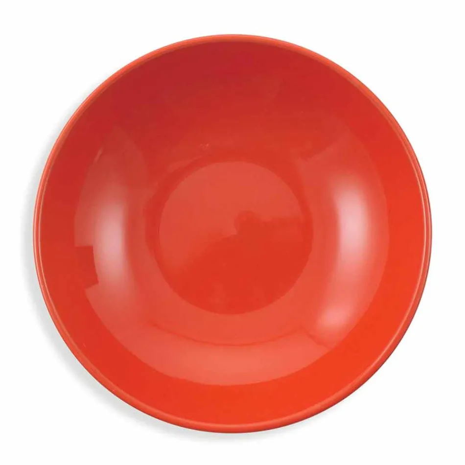 Serviço de Pratos Étnicos em Porcelana e Grés Colorido e Moderno 18 Peças - Fez Viadurini