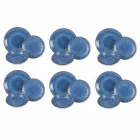 Serviço de Pratos em Hard Dolomite Grey, Light Blue ou Blue 18 Pieces - Arabian Viadurini