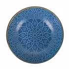 Serviço de Pratos em Hard Dolomite Grey, Light Blue ou Blue 18 Pieces - Arabian Viadurini