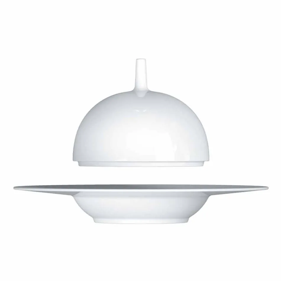 Jantar Moderno e Elegante Conjunto de Jantar em Porcelana 24 Peças - Telescópio Viadurini