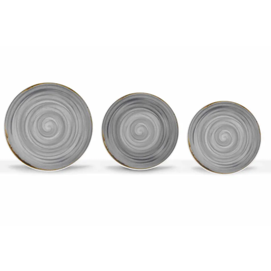 Serviço de Louça Moderna e Colorida em Porcelana 18 Peças - Rurolo Viadurini