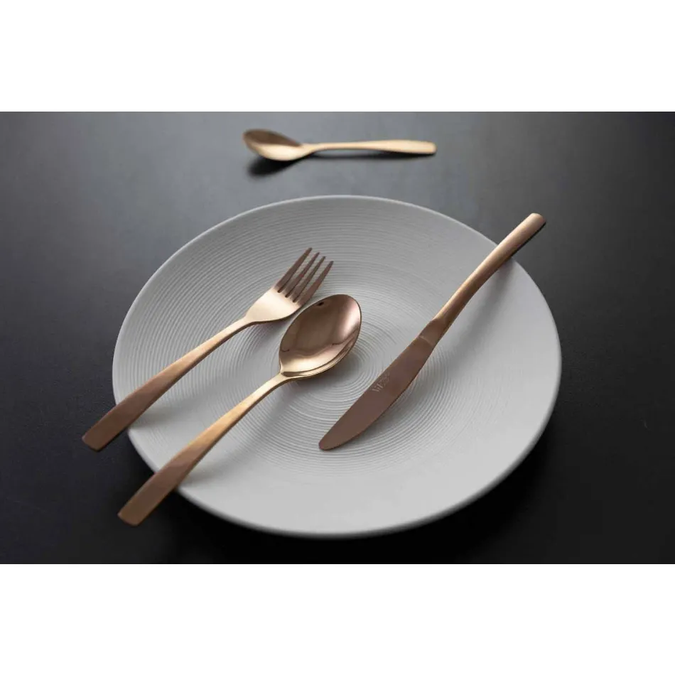 Conjunto de talheres de aço inoxidável de luxo de 24 peças - Wisconsinpos Viadurini