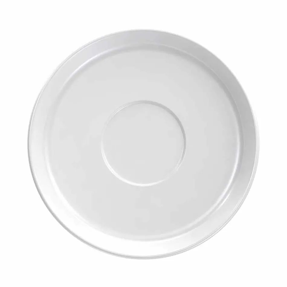 Serviço de xícaras e pires com bule de porcelana e jarro de leite 14 peças - Ártico Viadurini