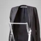 Manobrista dobrável em cristal acrílico transparente - Stecla Viadurini